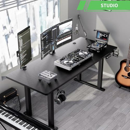 X-Win 71" Electric Standing Desk, 4-Leg Height Adjustable Gaming Desk - size: 71 inches - Standard
