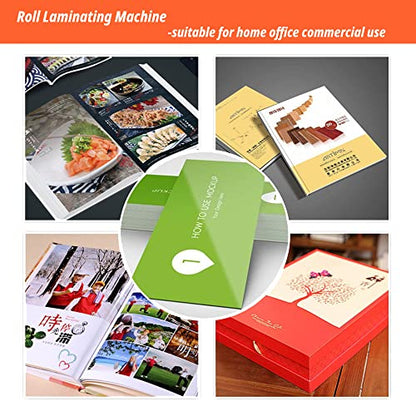 Laminator Machine with 17'' Laminating Film Roll,Hot Cold Laminating Machine Single/Dual Sided Thermal Laminating Machine for School Office Commercial Use 110V