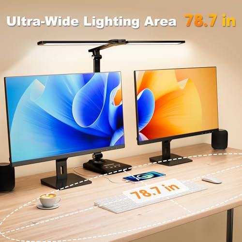 LED Desk Lamp for Office Home, Height Adjustable Architect Desk Light with USB Adapter, Stepless Dimming Desk Lamp Light for Reading, Study, Workbench - color: Black