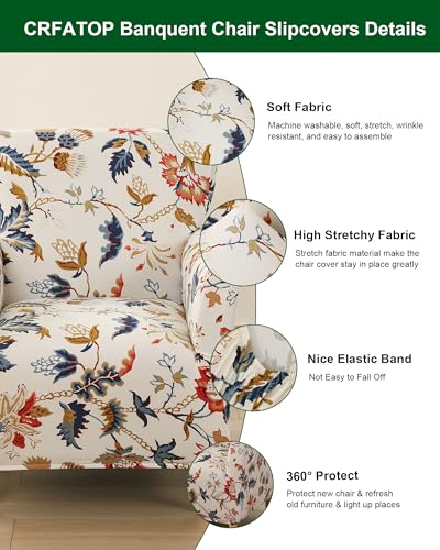 CRFATOP Accent Chair Cover, Stretch Armchair Slipcover for Living Room - color: Color A18