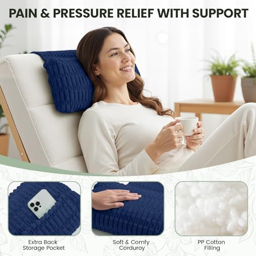 Recliner Pillow, Adjustable Neck Pillow for Recliner - color: Navy