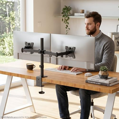 GRIFEMA Monitor Mount for 13-32 in, Dual Monitor Arm, Up to 19.8 Lbs Each - size: Dual Mount