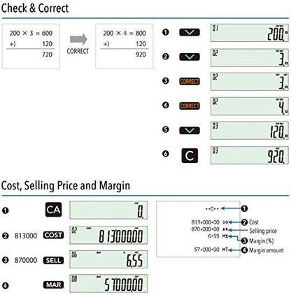 Casio HR-200RC Printing Calculator