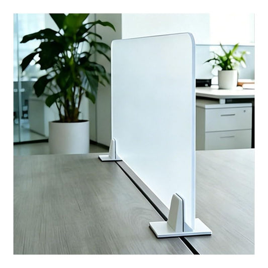 Acrylic Desk Privacy Divider, Freestanding Table Partition Panel, Portable Board with Clamps for Offices Library(15.7x31.5in) - size: 15.7x31.5in