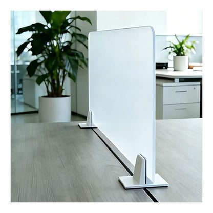 Acrylic Desk Privacy Divider, Freestanding Table Partition Panel, Portable Board with Clamps for Offices Library(15.7x15.7in) - size: 15.7x15.7in