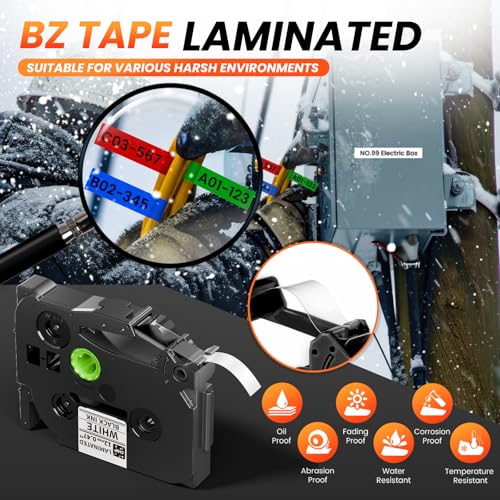 Vixic Label Maker Machine with Tapes, E1000 Industrial Cable Wire Labeler