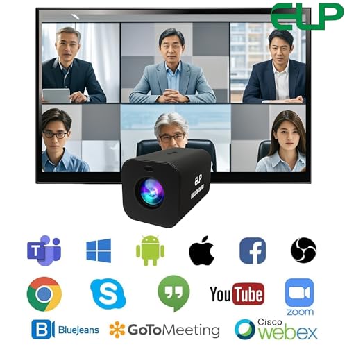 ELP 21X Zoom 4K 30fps USB Camera 1080P 60fps HDMI USB Webcam Autofocus Manual Focus PC Web Cam H.265 H.264 High Speed Web_Camera for Church Streaming Video Conference (21X Zoom) - style: 21X Zoom