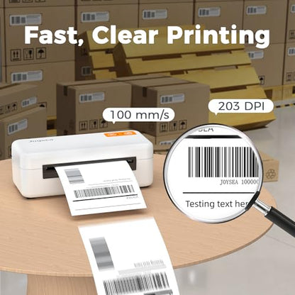 Joysea Bluetooth Shipping Label Printer, E41 Pro 4x6 Wireless Thermal Printer for Amazon, FedEx, USPS Labels, Compatible with iOS, Android, Windows Mac
