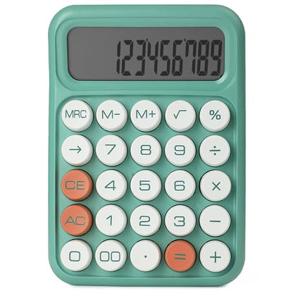 Mr. Pen- Mechanical Switch Calculator, 12 Digit Large LCD Display | Earthy Green with Big Buttons, Mechanical Switch Calculator for Home, School, Office - color: Pistachio