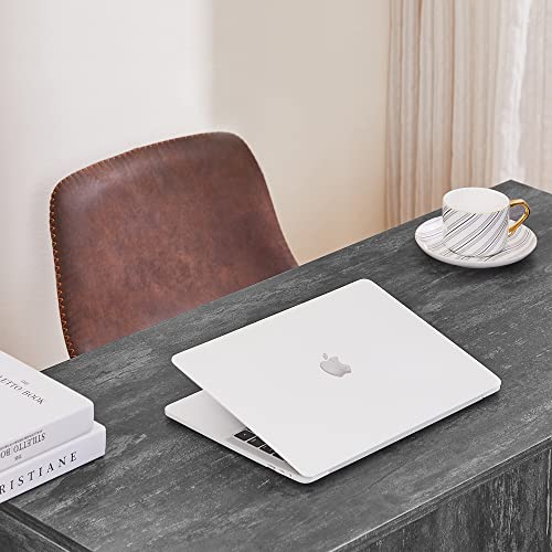 VECELO 39.3" Home Office Work Table with Drawers,Computer Desk with Hairpin Leg for Writing/Study,Charcoal Grey - color: Charcoal Grey