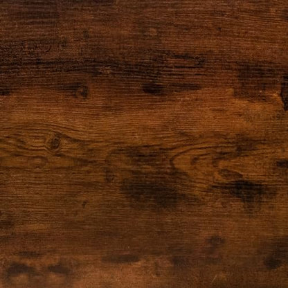 Furologee 50 Inch L Shaped Computer Desk with Power Outlet, Rustic Brown - color: Rustic Brown, size: 50 Inch