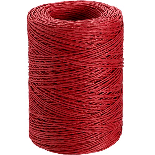 Syhood 673 Feet Floral Vine Bind Wire Rustic Craft Wire, Red - color: Red, size: 673 Feet