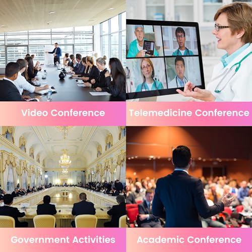 All-in-One PTZ 4K Conference Room Camera System with Bluetooth Speakerphone 12X Optical Zoom HDMI Wide View Angle Lens Works with Zoom Webex for Large Meeting Room - style: 4K 12X Zoom HDMI NO EX MIC