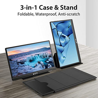 KYY 15.6'' Portable Monitor Stand Sleeve Protector for K3-2 Series Laptop Monitor