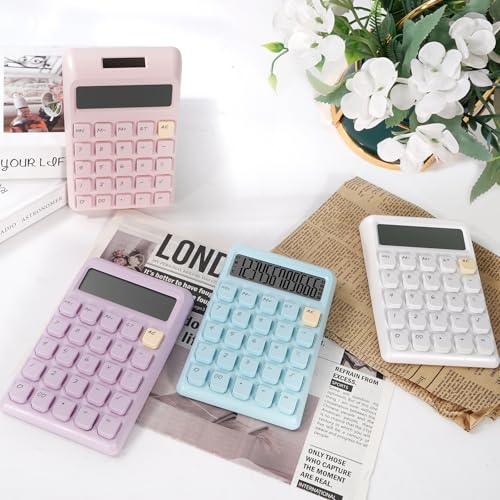 Cute Calculator, Calculators Desktop, Blue Calculator Big Buttons - color: Blue