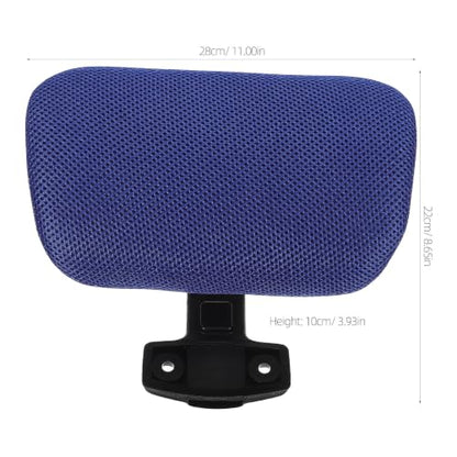 Lurrose Office Chair Headrest Attachment: Detachable Neck Support for Computer Desk and Office Work Chairs - Adjustable Height Extender Headrest 11x8.6