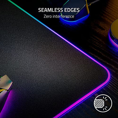 Razer Strider Chroma Hybrid Gaming Mouse Mat with Chroma RGB - color: Chroma, size: 16.1L x 37W inches