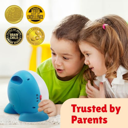 BEST LEARNING Learning Clock - Talking Time Teaching Toy for Kids | Educational Quiz Game, Interactive Lights and Sounds, Musical Night Light, Birthday Gift for 3 to 6 Year Old Boys and Girls