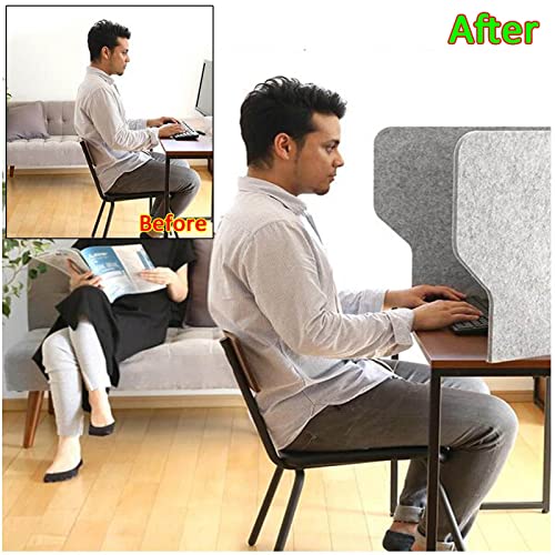 LIGUOYI Free Standing Desk Dividers Desk Panel, Office Divider Partition Reduces Noise and Visual Distractions, Desktop Privacy Panel for Home Offices Libraries Classroom - size: L80cm/31.5in