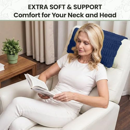 Recliner Pillow, Adjustable Neck Pillow for Recliner - color: Navy