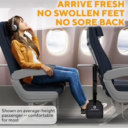 Foot Hammock for Plane Travel, Foot Sling Eases Swelling on Long Flights