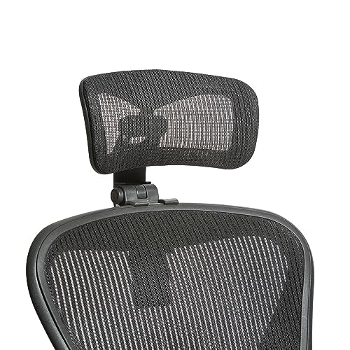 The Original Headrest for The Herman Miller Aeron Chair (HW, Onyx) - color: Onyx, size: H5