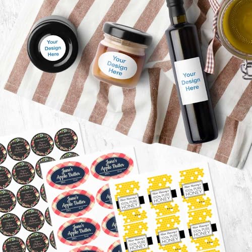 OnlineLabels 3.5" x 5" & 6.75" x 4.5" Labels - White Matte - 10 Sheets - size: 10 Sheet Pack