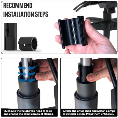 Fix A Sinking Office Chair - No Gas Lift Cylinder or Tools Required - Replacement Computer Office Chair Gas Lift Cylinder Alternative
