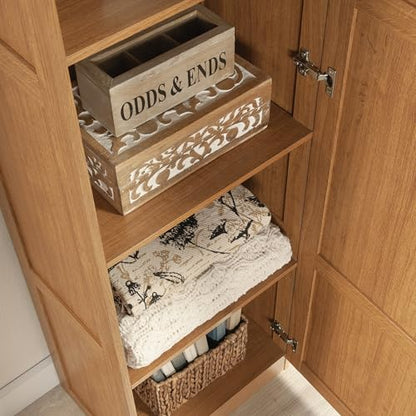 Sauder Miscellaneous Storage Cabinet/ Pantry cabinets, Highland Oak finish - color: Highland Oak