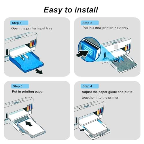 Paper Input Tray Replacement for HP OfficeJet Pro 9010 9012 9015 9016 9019 9018 9010E 9015E 9016E 9018E 9110B 9125E 8010 8020 8028 8015E 8025E (Only Paper Input Tray)
