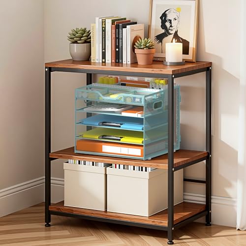 Docnest 5 Tier Desk Organizer with Hanging File Folder Holder&Tray, Blue - color: Blue, size: 12.6"x11.8"x10.3"