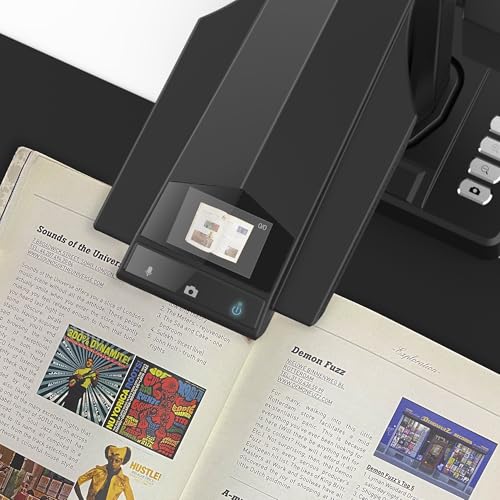 CZUR ET18 Pro Professional Document Scanner, 18MP HD Document Camera | 2nd Gen Auto-Flatten&Deskew Tech, Capture A3, 186 Languages OCR, Convert to PDF/Searchable PDF/Word/Excel, for Windows&macOS - size: ET18 Pro