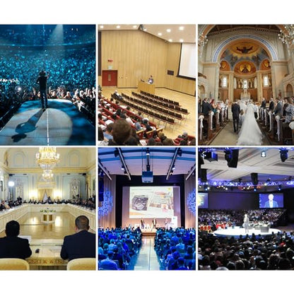 AI Auto Tracking NDI PTZ Camera 3G-SDI/USB3.0/HDMI/LAN IP PoE IP Live Streaming 20X Optical and 8X Digital Zoom Camera 1080P 60FPS for Church Services Worship Education Events vMix OBS YouTube - color: jet black