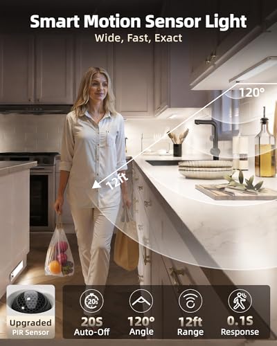EZVALO Under Cabinet Lighting with Charging Station, Rechargeable Motion Sensor Light Indoor, Dimmable Closet Lights Wireless, 6500K, Motion Activated Under Counter Lights for Kitchen,Pantry(3 Pcs) - color: Cool White