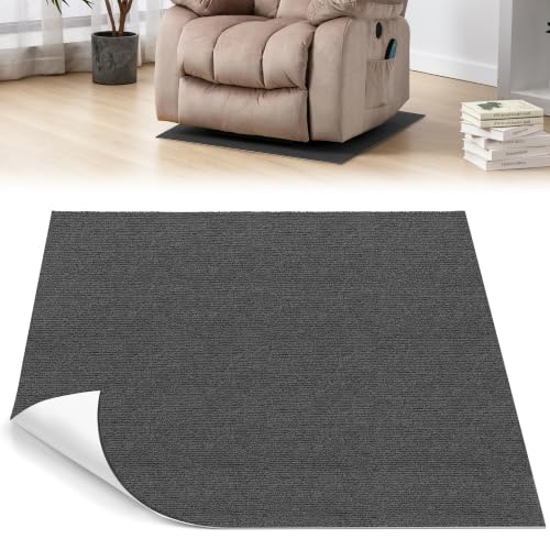 Recliner Pads for Hardwood Floors, 30" X 30" Non Slip Recliner Grippers, Furniture Pads Hardwood Floor Protectors for Furniture, Fits Recliners, Office Chair, Swivel Chairs, Grey - color: Grey, size: 30"x30"