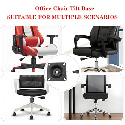Office Chair Tilt Base Heavy Duty Control Lift Mechanism 5.5 Inches X 5.5 Inches Mounting Hole Office Chair Tilt Control Mechanism Replacement Parts