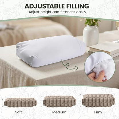Recliner Pillow, Adjustable Neck Pillow for Recliner - color: Light Brown