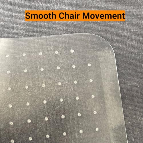 36"x 48"Office Chair Mat for Carpet, Heavy Duty Floor Protector - size: 36"x 48" Clear