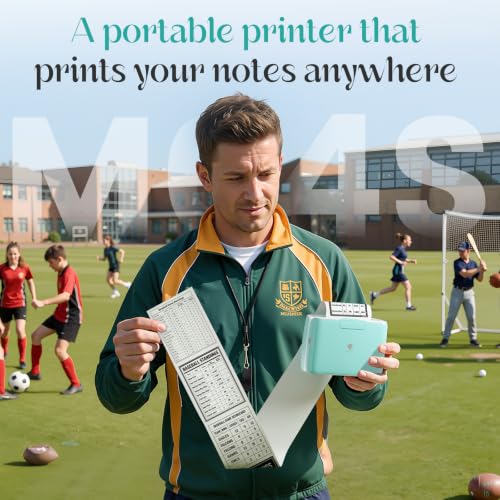 Phomemo M04S Sticker Thermal Printer, 300 DPI, Print 2/3/4 inch Width - color: Green