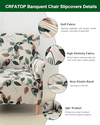 CRFATOP Accent Chair Cover, Stretch Armchair Slipcover for Living Room - color: Color A22