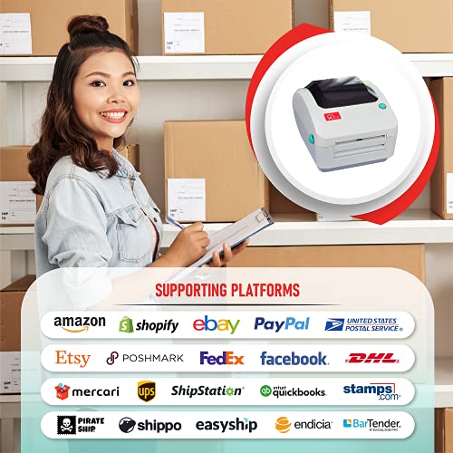 Arkscan 2054A USB Thermal Shipping Label Printer S28 Shipping Scale with Wireless Receiver