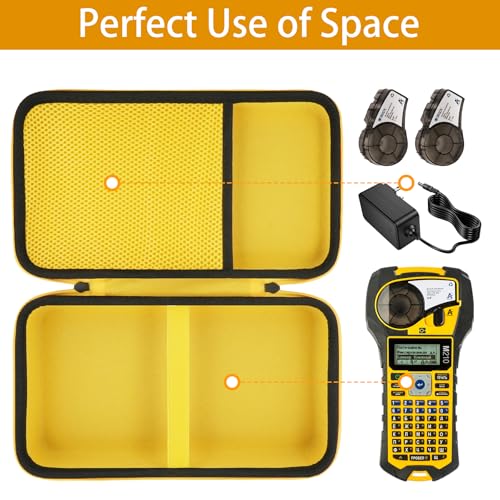 Aenllosi Hard Case for Brady M210 BMP21-PLUS M210-LAB Label Printer | EVA case construction, Water-resistant design, Dust-resistant design, Soft interior lining