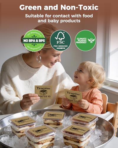 MUNBYN 4x3 Thermal Labels, 500 Sheets/1 Roll, Brown - color: Brown, size: 4x3"