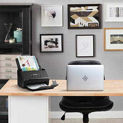 Epson Workforce ES-400 II High-Speed Color Duplex Desktop Document Scanner | For Computers including PC and Mac with Auto Document Feeder and Image Adjustment Tools