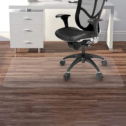 Office Chair Mats for Hardwood Floor PVC Clear Chair Mat 22" 24" 28" 30" 32" 34" 36" 38" 40" 42" 44" 46" 48" 50" 52" 54" 60" Width 0.06" Thick Easy Rolling Desk Chair Mat for Bedroom(16X96 in) - size: 16X96 in