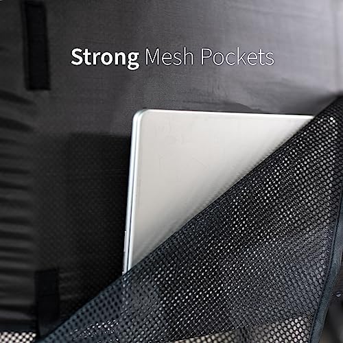 VIVO Black 71 inch Under Desk Privacy and Cable Management Organizer Sleeve, Wire Hider Kit Panel System, DESK-SKIRT-71 - size: 71" Panel