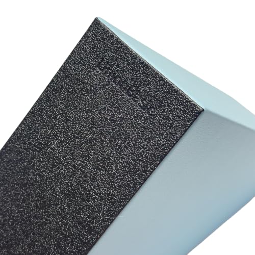 UnionBasic Magazine File Holder - Office Leatherette Desktop Document File Folder Journals Organizer Racks, Lychee Blue - color: Lychee Blue