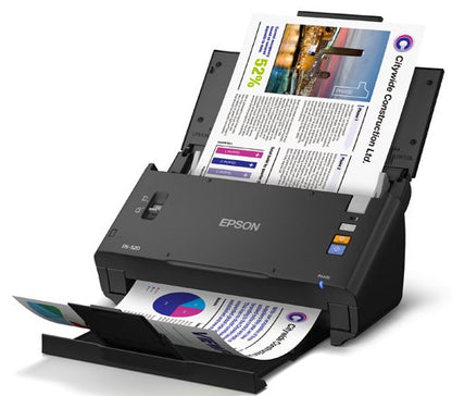 Epson WorkForce DS-520 Sheet-Fed Color Document Scanner for PC & MAC, Auto Document Feeder (ADF) & Duplex (B11B234201)