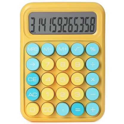Mr. Pen- Mechanical Switch Calculator, 12 Digit Large LCD Display - color: Lagoon