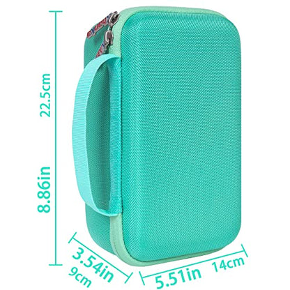 khanka Case for Phomemo M221/M220/M110/M110s Bluetooth Label Maker,Green | EVA Hard Shell, Mesh Pocket Accessory Storage, Impact Resistant Protection, Water Resistant Protection, Protective Case Only - color: Green